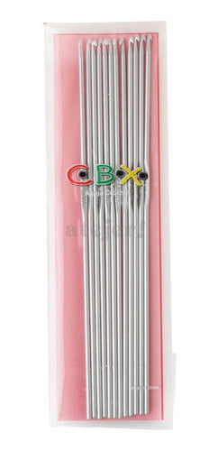 CBX Aluminum Crochet Needles - Size 3 x 12 Units 0