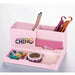 Ibi Craft Desk Organizer with 4 Dividers - Pastel Pink 0