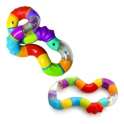 Mordillo Sonajero Articulado Twista Teether +6m Nuby 1