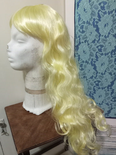 Peluca Amarilla Larga Corte Desgarrado By La Parti Wigs! 3