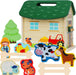 Austraes Wooden Farm Toy for Kids Ages 3-8 0