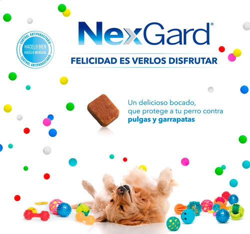 Nexgard Spectra 15 A 30 Kg/ Antiparásito Interno Y Externo 2