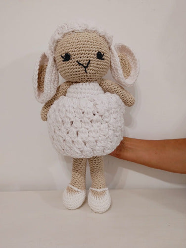Crochet Sheep Amigurumi Attachment Doll 1
