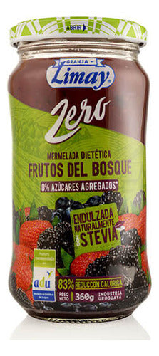 Mermelada Zero Frutos Del Bosque Limay 360 Grs. 0