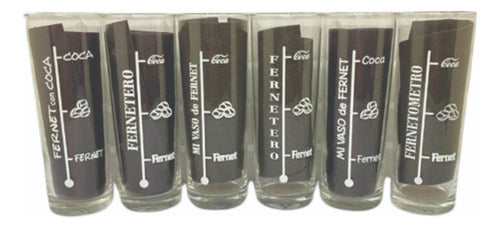 Souvenir Glass Fernet Measuring Cup Set - Customizable Event Gift 0