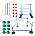 New Plast Adjustable Hurdle Set 30cm 50cm 70cm 1m 0