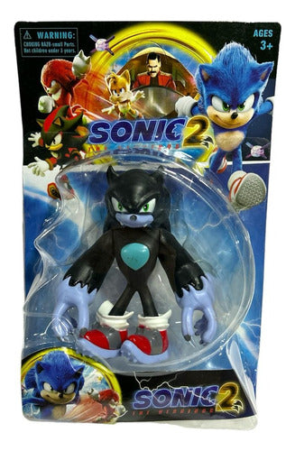 Muñeco Juguete Sonic Lobo Erizo The Werehog Unleashed 14cm 3