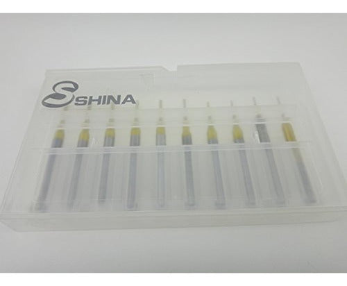 Shina 10 Titanium Coat Carbide 06mm15mm Molino De Extremo Gr 3