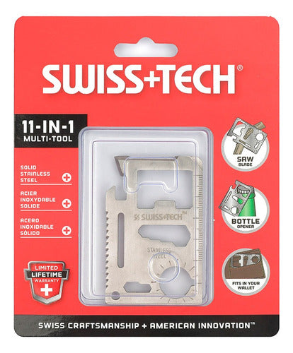 Swiss+Tech 15-in-1 Multi-Function Survival Card 1