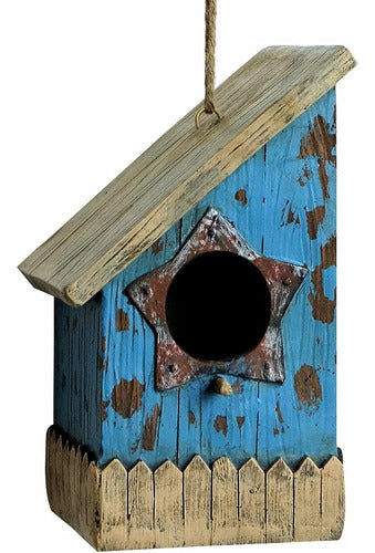 Harmony Fountains The Prairie House 9 Birdhouse - Rustic 0