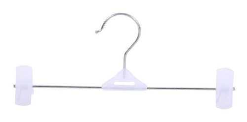 Jolues Pack X10 Metal Pants Hangers with Clips - 32732 0