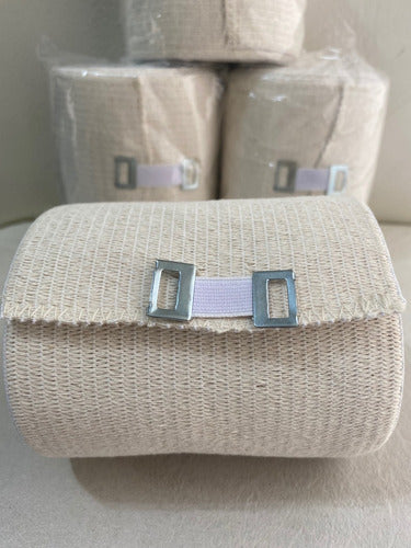 Elastic Bandage 10 cm X 5 Meters - Phlebo Aesthetics with Closure Clip! 2