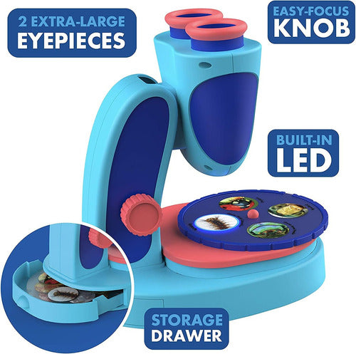 Educational Insights GeoSafari Jr Kidscope Microscope for Kids 2