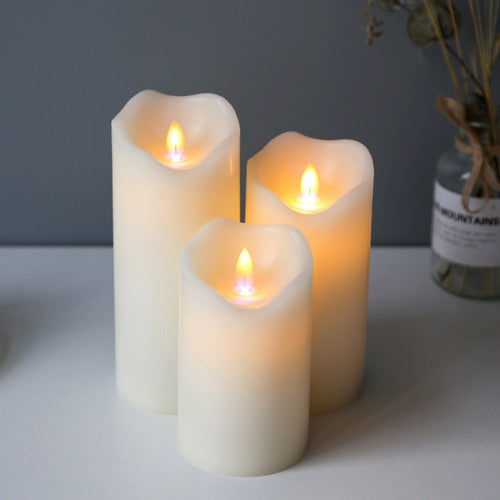 Sets 3 Velas Led Fiestas, Bodas, Eventos  Oferta Navidad 1