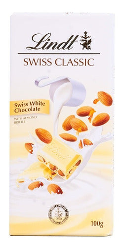 Lindt Swiss Classic White Chocolate with Almonds 0