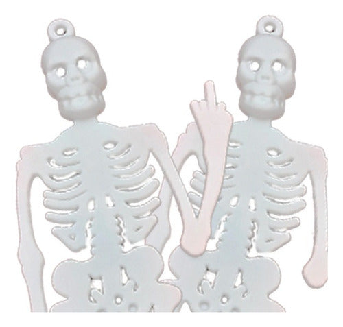 Halloween Patri Mar Pack of 6 White Skeletons for Halloween Decoration 0