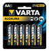 Pack X 6 Pilas Alcalinas Tamaño Aa Varta 0