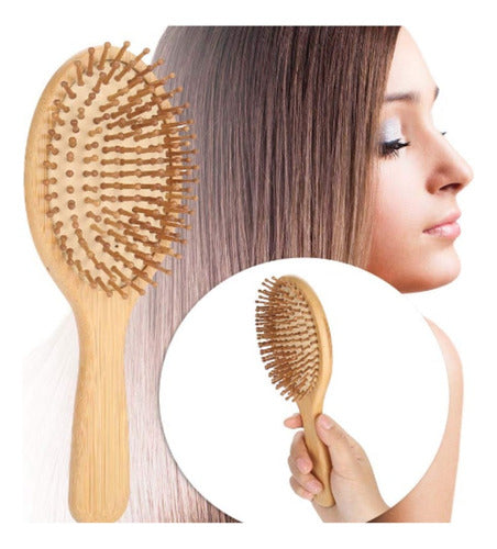 Jessamy Small Size Bamboo Hair Brush 2