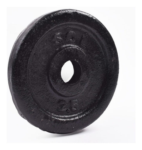 Solid Cast Iron 2.5 Kg Weight Plates 0