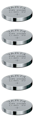 Varta CR2032 DL2032 Lithium Button Cell Battery 3V Pack of 5 Units 0