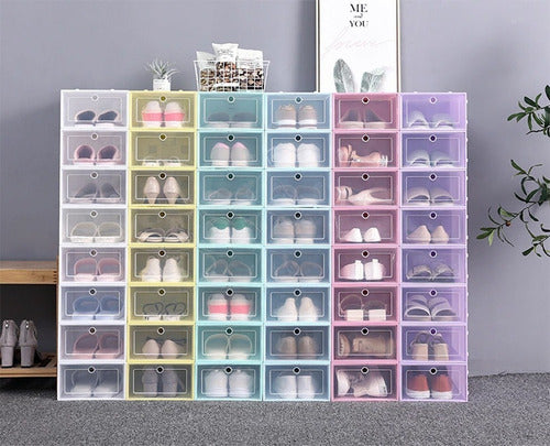 Garageimpo Shoe Organizer Boxes Set of 3 4