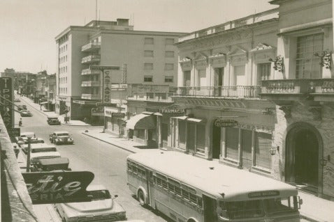 Salto - Calle Uruguay En El Año 1961 - Lámina 45x30 Cm. 1