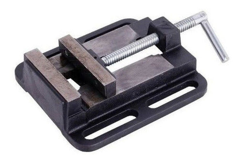 Flat Drill Press Vise Bench 3'' 75mm Clamp 0