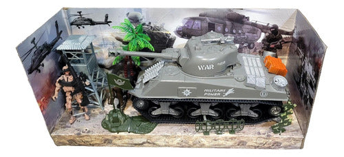 Set Militar Tanque Guerrillero Y Accesorios En Casa Valente 0