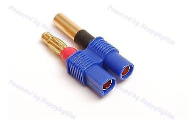 Pack(5) Nuevo 4mm Bala Conector Adaptador Hembra Ec3 Para Rc 3