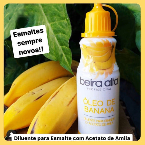 Kit 2 Óleo De Banana Beira Alta Diluente Para Esmalte 90ml 3