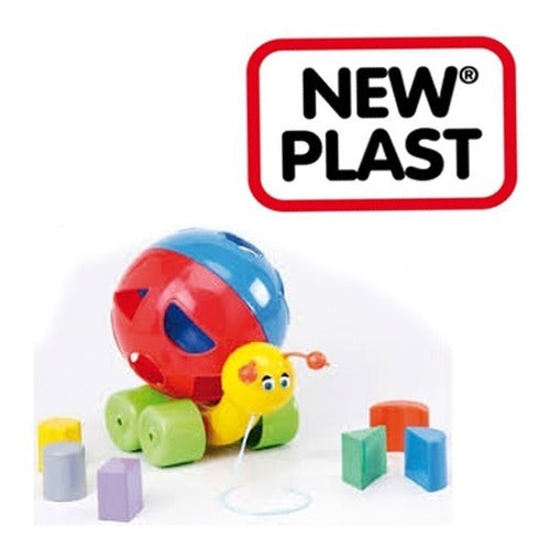 New Plast Simón Caracol Encastre - Juego De Arrastre 1