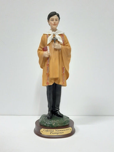 Ceferino Namuncurá Statue, 20 cm - Polyester Resin 0