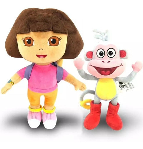 Dora La Exploradora Set 2 Peluches 0