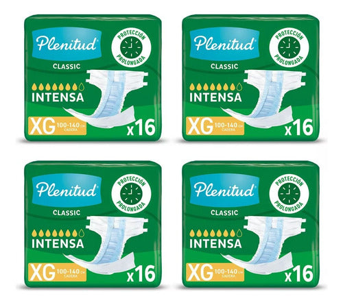 Plenitud Classic Diaper X 64 U (Pack of 4) 2