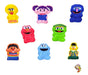 Títeres De Dedo Plaza Sésamo Set X8 Elmo Come Galletas Cute 1