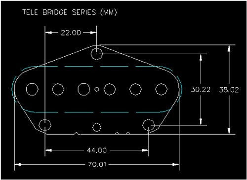 Ds Pickups Tele Bridge Ii Ds22 1