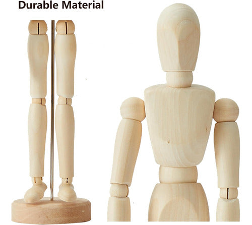 Maniquíes De Madera Artísticos De 20 Cm Y 30 Cm Para Decorar 4