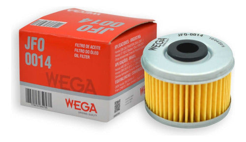 Filtro Aceite Wega Para Honda Cbx Twister 250 Cc 0