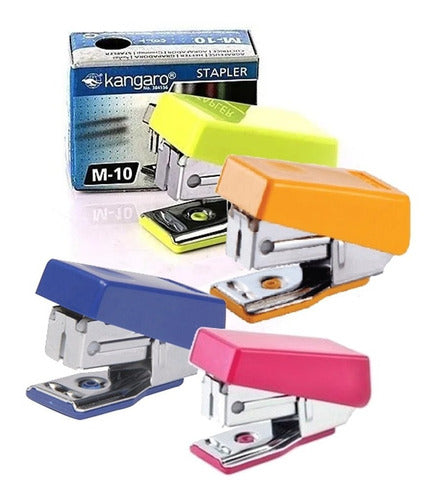 Kangaro Mini Stapler M10 - Staples Up to 10 Sheets 0