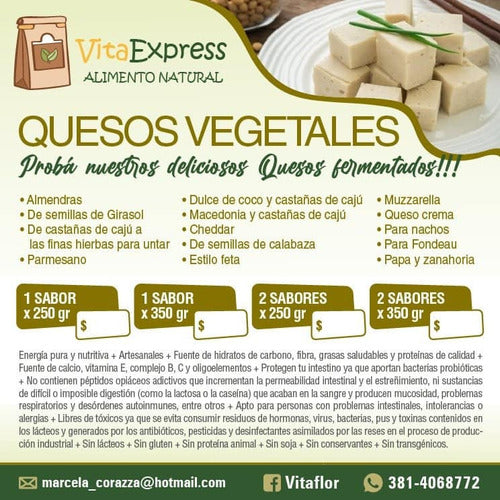 Vegetable Cheese Vitaexpress. Natural Food, 350g 0