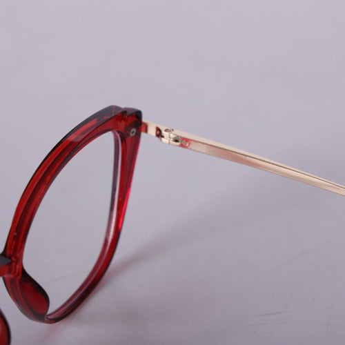 VOLAANTEOJOS Cat Eye Prescription Glasses Frame in Injected Plastic and Metal 1