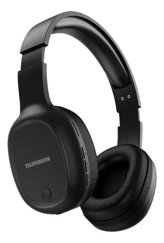 Telefunken Bluetooth H500BT Micro SD Over Ear Headphones 0