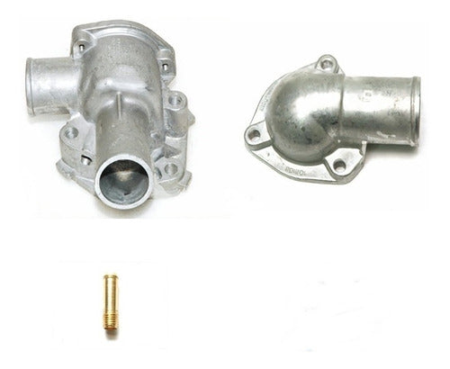 Base and Cover with Bronze Thermostat Junction for Fiat 128 0