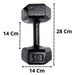 Full Fitness Solutions 18 Kg Cast Iron Dumbbell with Excellent Finish 2