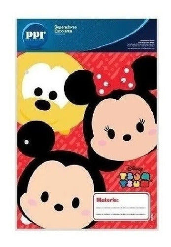 PPR SOLUTION Tsum Tsum Disney Subject Dividers N° 3 (Set of 6) 0