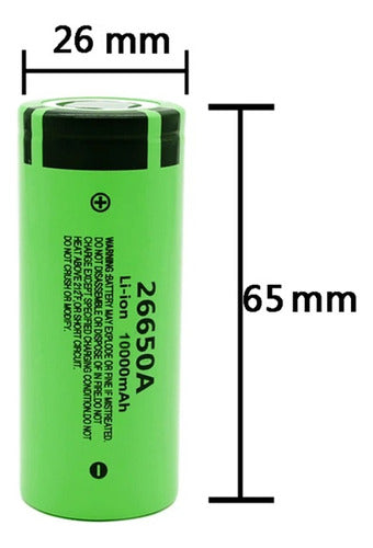 Generic 4 Pack 26650 High Capacity Batteries for Toys, Flashlights, and More 1