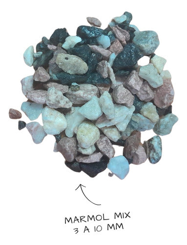 25 Kg Marmol Mix Gravel Stone for Garden Decoration 2
