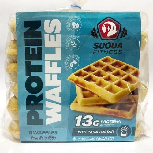 Waffles Proteicos De Avena Y Almendras Pack 6 Unidades 0