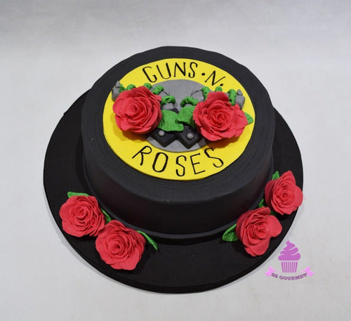 SS GOURMET Torta Guns N' Roses - Tortas Para Eventos - Cumpleaños 0