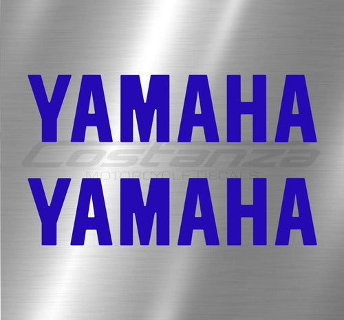 Calcos Letras Logo Yamaha Varias Medidas Y Colores 0